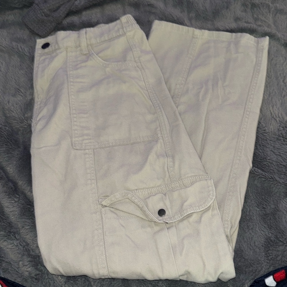 Mid-Rise Utility Cargo Pants